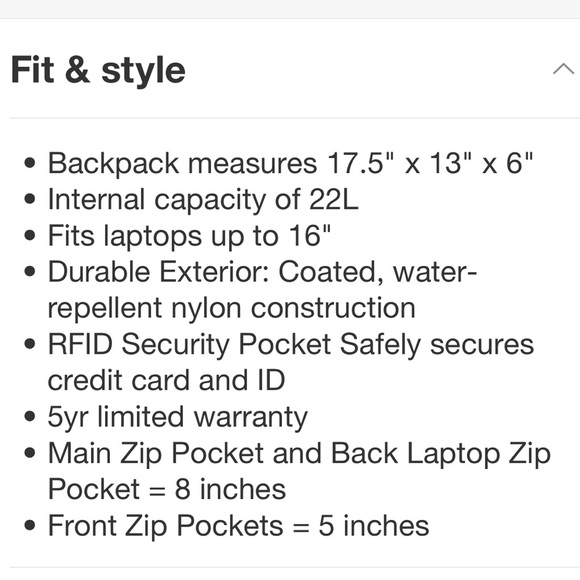 SIGNATURE FAY TRIP BACKPACK - Picture 8 of 8